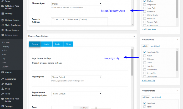 Add New property - Documentation