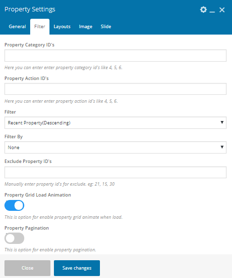 Property Filter